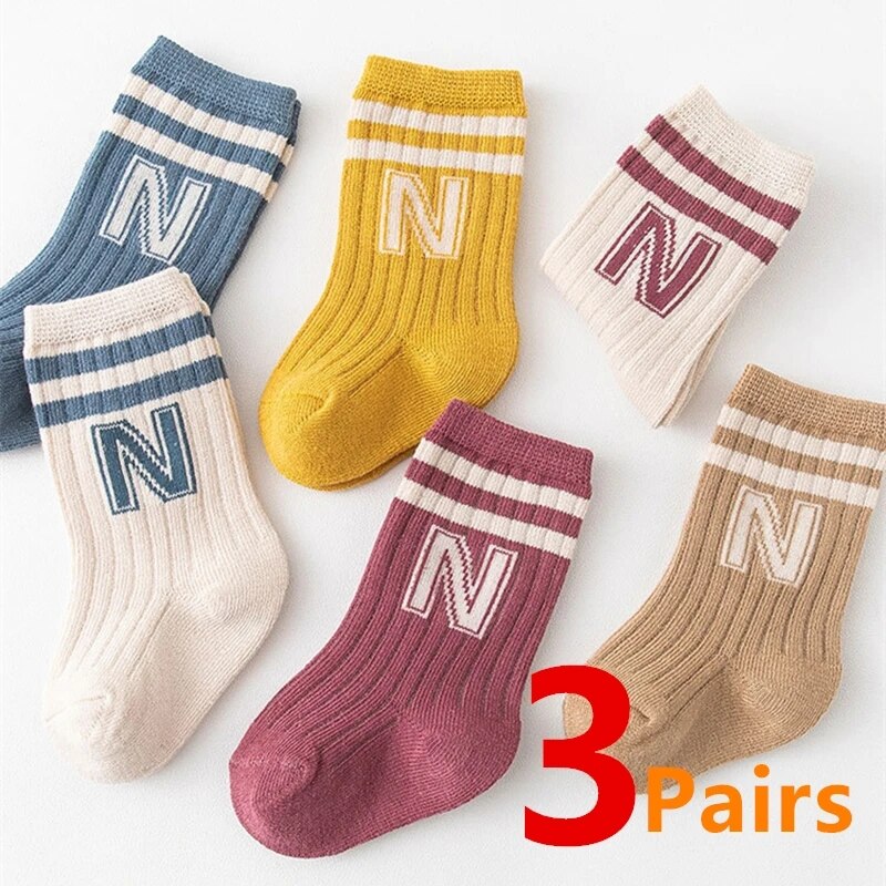 3 Pairs Baby Letter Socks Knit - Baby Sock Oximeter recension och pris