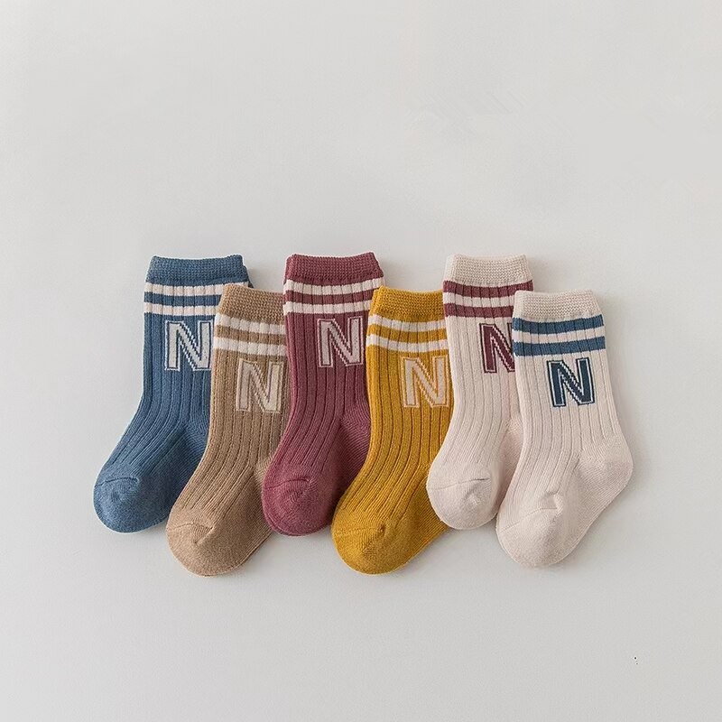 3 Pairs Baby Letter Socks Knit - Baby Sock Oximeter recension och pris