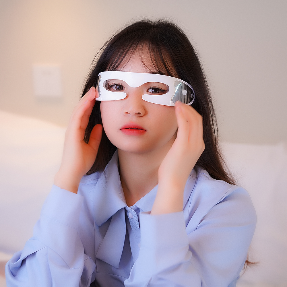 LED Eyecare Mask Device EMS Si - Light Therapy Glasses recension och pris