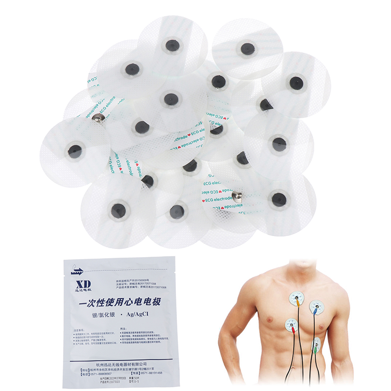 10/50Pcs ECG Electrodes Medica - Ecg Patch Monitor recension och pris