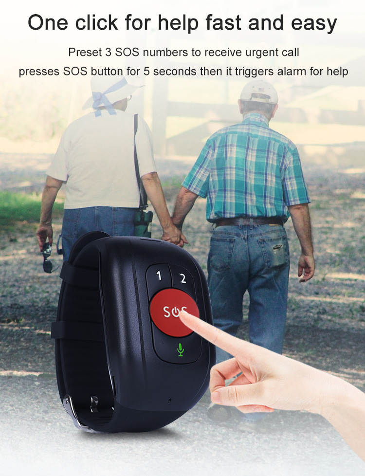 Elderly Watch For Seniors GPS  - Fall Detection Watch recension och pris