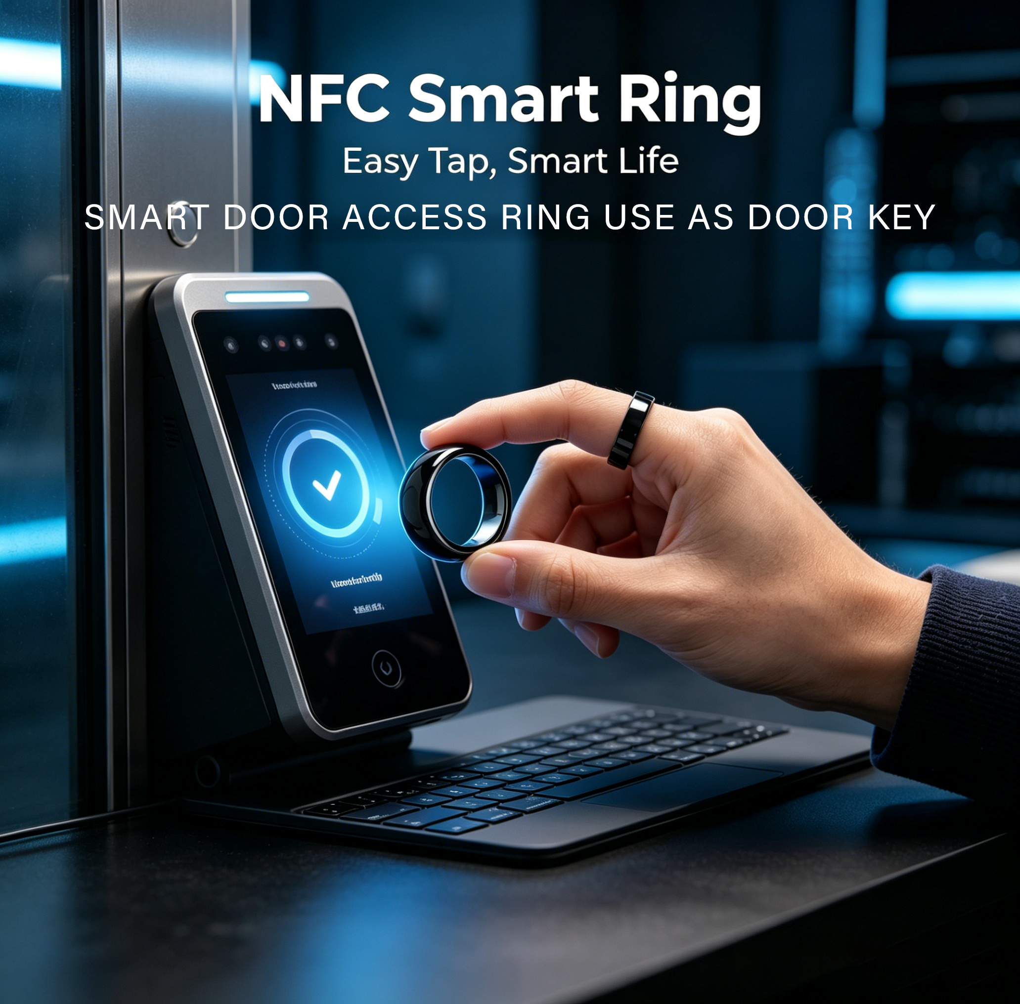 NFC Full Ceramic Smart Ring Co - Smart Ring Nfc Pay recension och pris