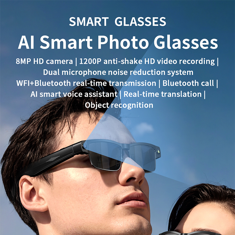 2026 New Al Smart Glasses 800W - Smart Glasses Lens recension och pris