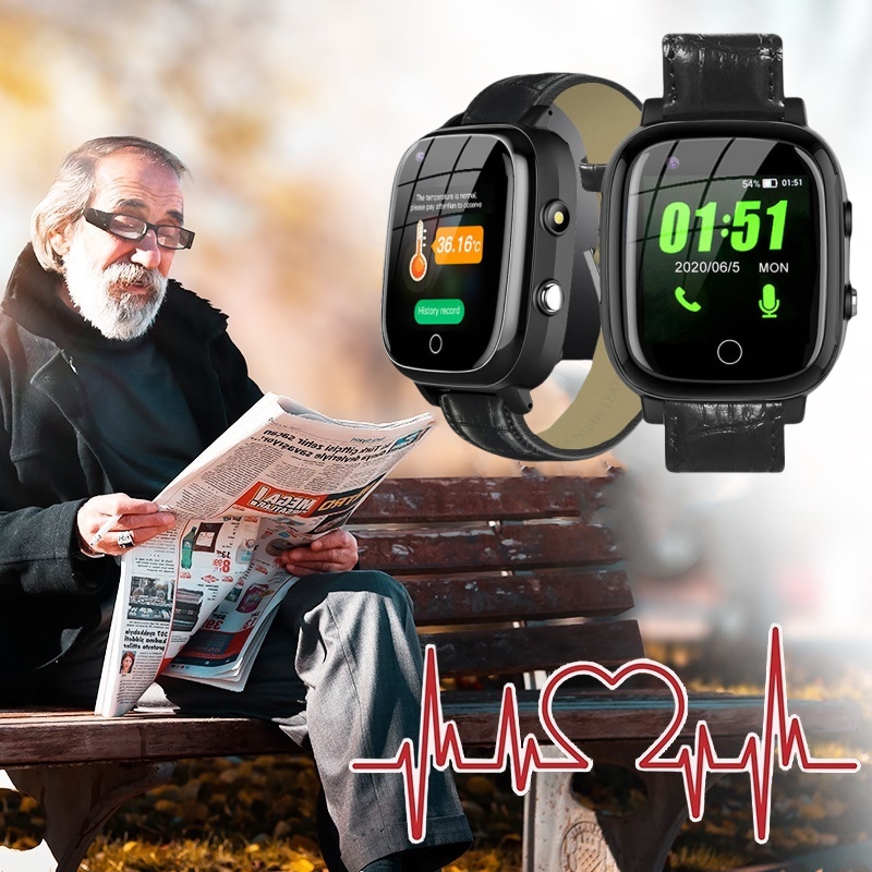 Elderly Smart Watch For Senior - Fall Detection Watch recension och pris