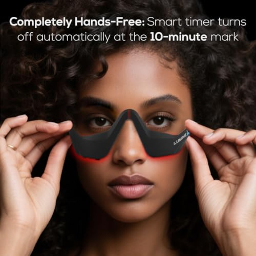 Under-Eye Red Light Therapy De - Light Therapy Glasses recension och pris