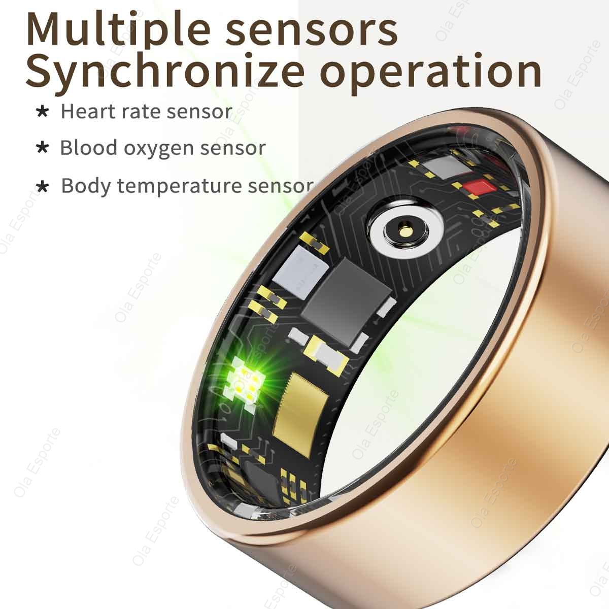 R09 Smart Ring Men Women with  - Temperature Ring Skin recension och pris