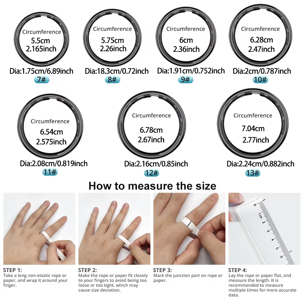 Smart Ring with Charging Case, - Temperature Ring Skin recension och pris