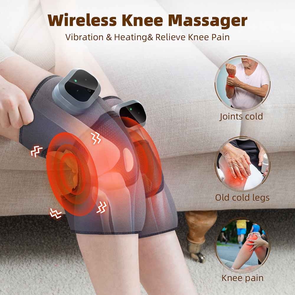 3 in 1 Cordless Heating Vibrat - Smart Knee Wrap recension och pris
