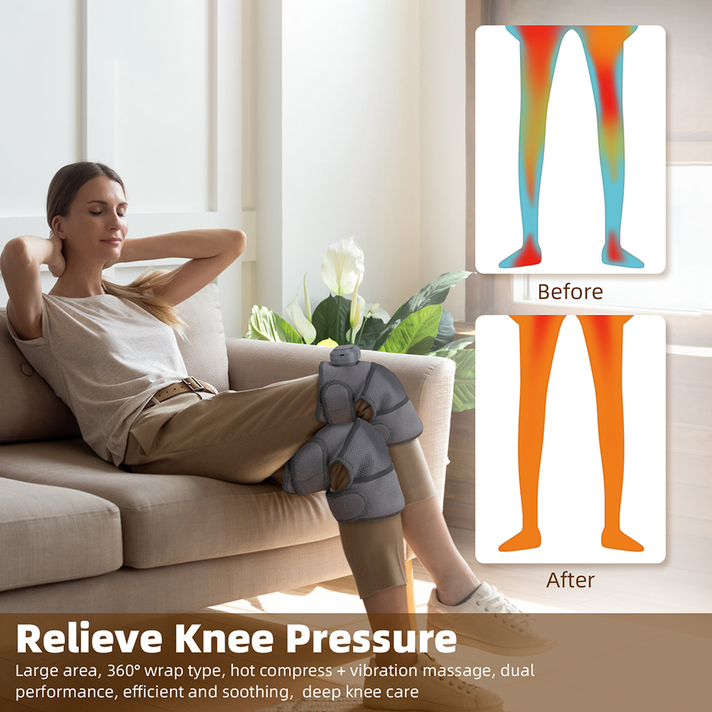 3 in 1 Cordless Heating Vibrat - Smart Knee Wrap recension och pris