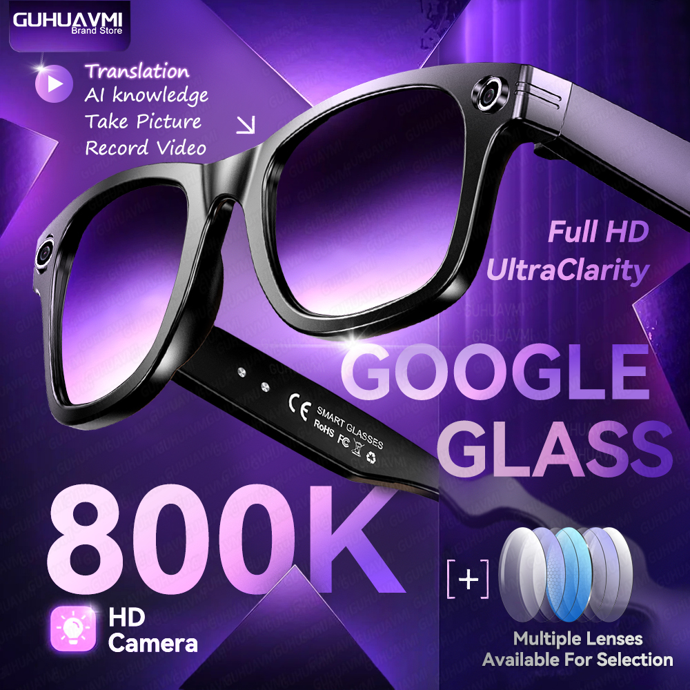 AI Smart Glasses with 8MP Came - Smart Glasses Lens recension och pris