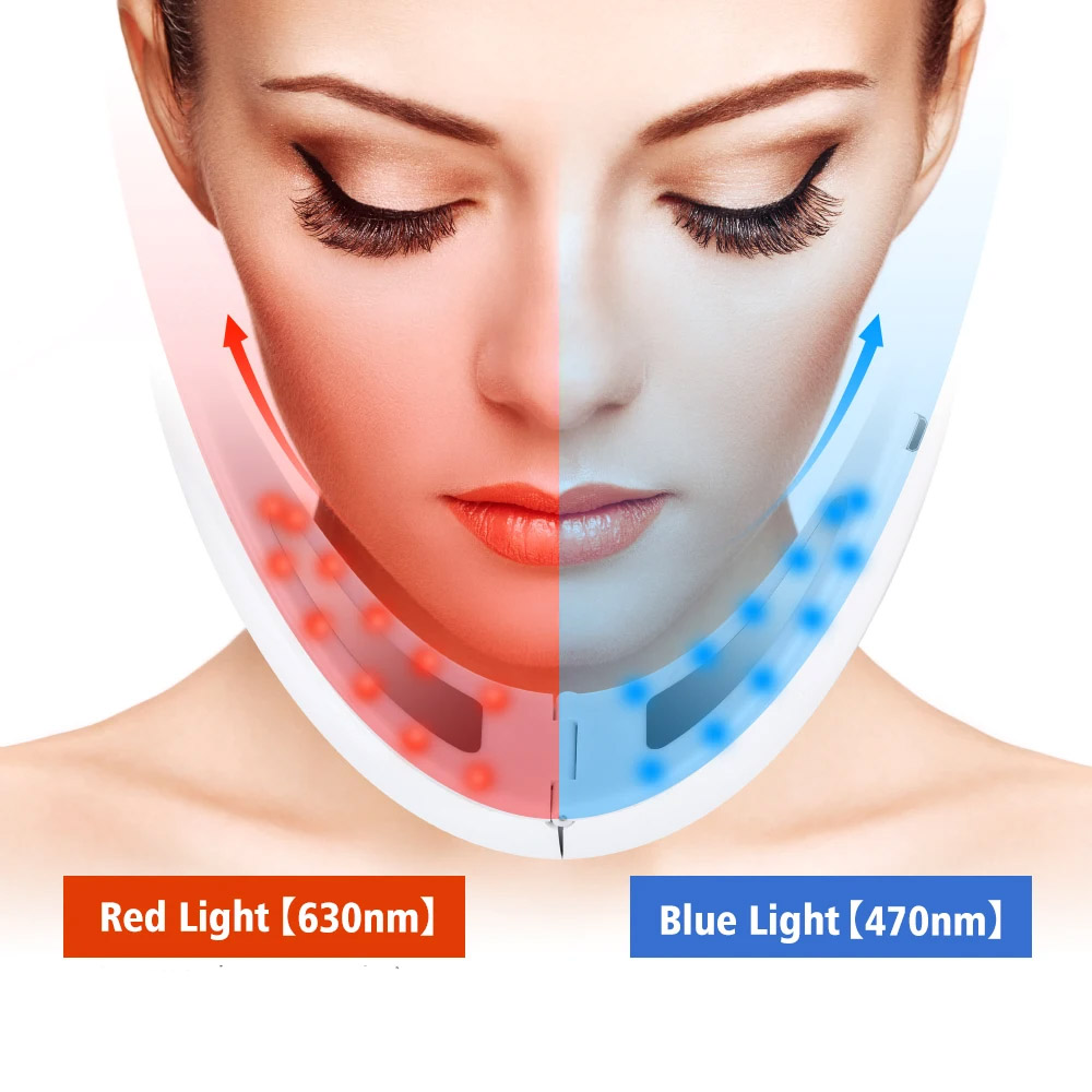 EMS V Shape Lift Belt Facial L - Galvanic Skin Sensor recension och pris
